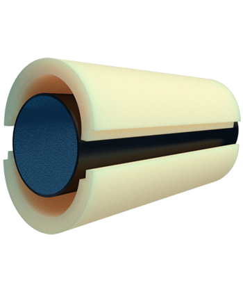 Скорлупа ППУ 32*40 без покрытия