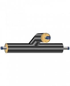 Тройниковое ответвление ст. 273*7,0/400-89*3,5/160-ППУ-ПЭ L880 L1975