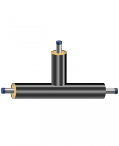 Тройник ОЦ 89*3,5/160-57*3,5/125-ППУ-ПЭ ГОСТ