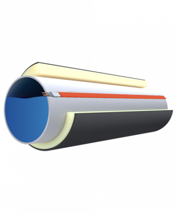 Труба ст.эсв (ГОСТ 10704) ТГИ ППУ  57*3,5/125-1-ППУ-ПЭ ГОСТ 30732-2020